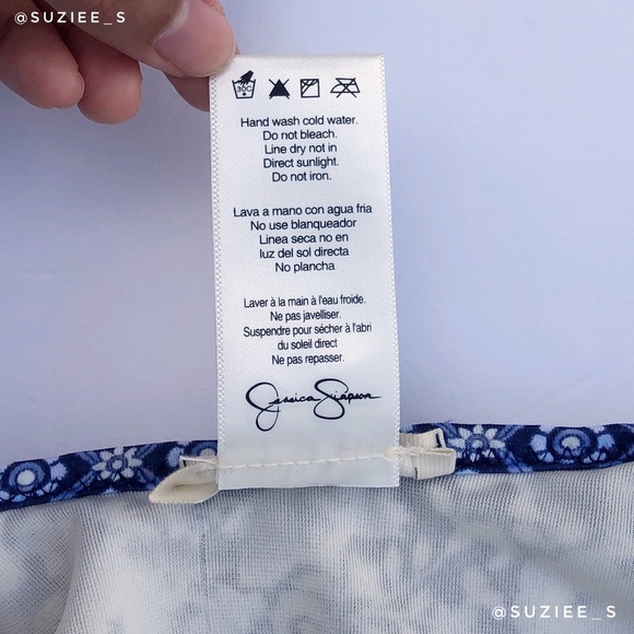 NWOT Jessica Simpson Floral Paisley Off the Shoulder One Piece Swimsuit XL - Picture 10 of 13